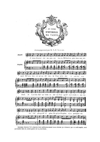 Je viens d'enterrer ma tante